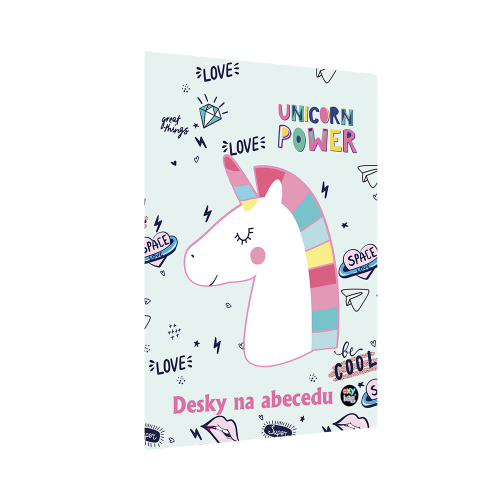 Desky na abecedu Unicorn 