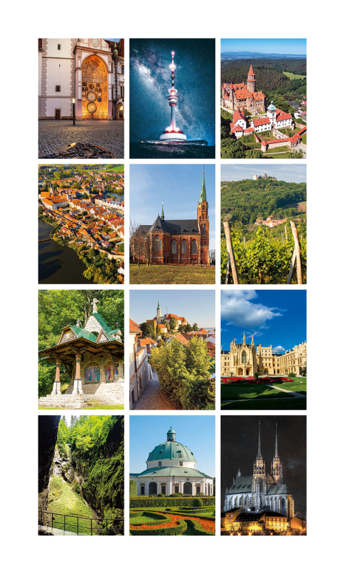 Kalendář nástěnný BNF7 Krásy Moravy a Slezska 2024