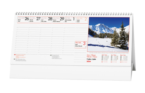 Kalendář daňový týdenní Příroda BSM6 2024