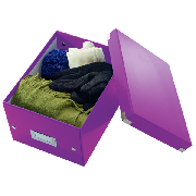Malá univerzální krabice Leitz Click & Store Purpurová