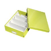 Střední organizační krabice Leitz Click & Store Metalická zelená