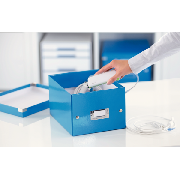 Malá univerzální krabice Leitz Click & Store Metalická modrá