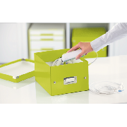 Malá univerzální krabice Leitz Click & Store Metalická zelená
