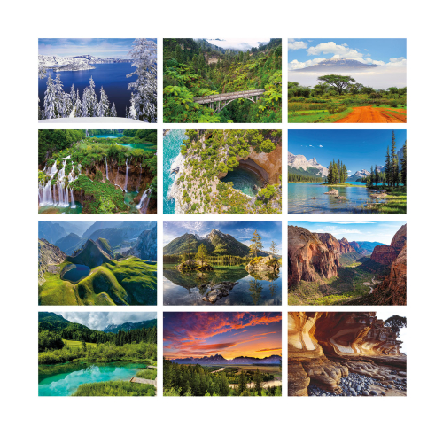 Kalendář nástěnný BNK21 Světové národní parky 2024